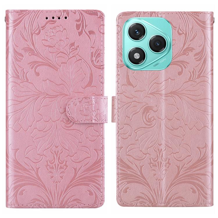 Embossed Floral Pattern Leather Phone Case