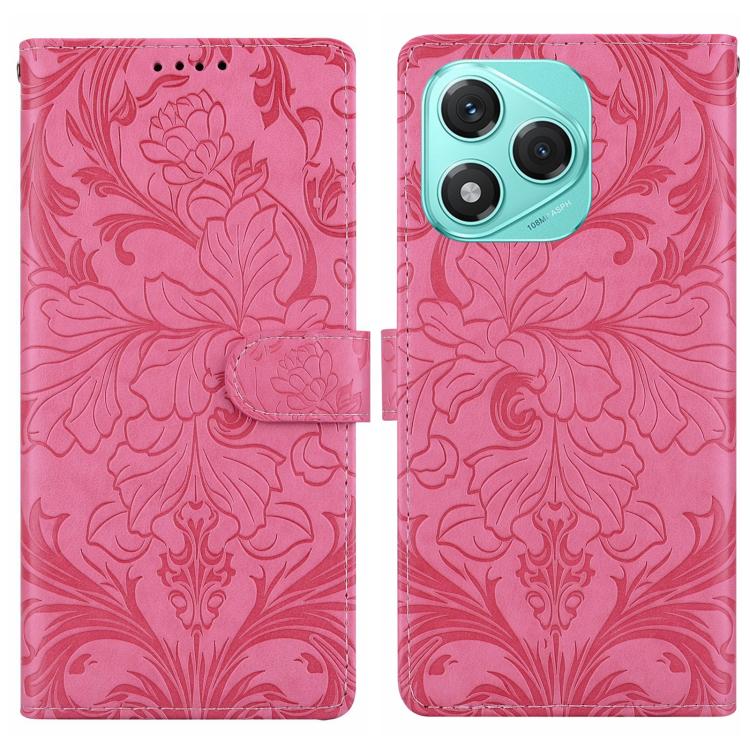 Embossed Floral Pattern Leather Phone Case
