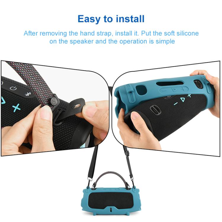 Silicone Protective Cover Portable Crossbody Speaker Soft Shell Bag