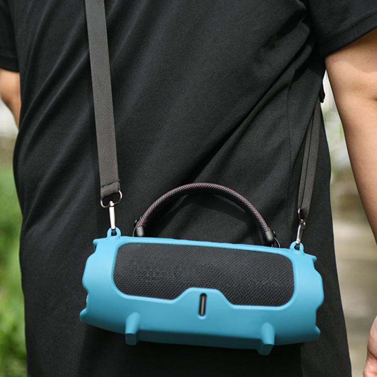 Silicone Protective Cover Portable Crossbody Speaker Soft Shell Bag