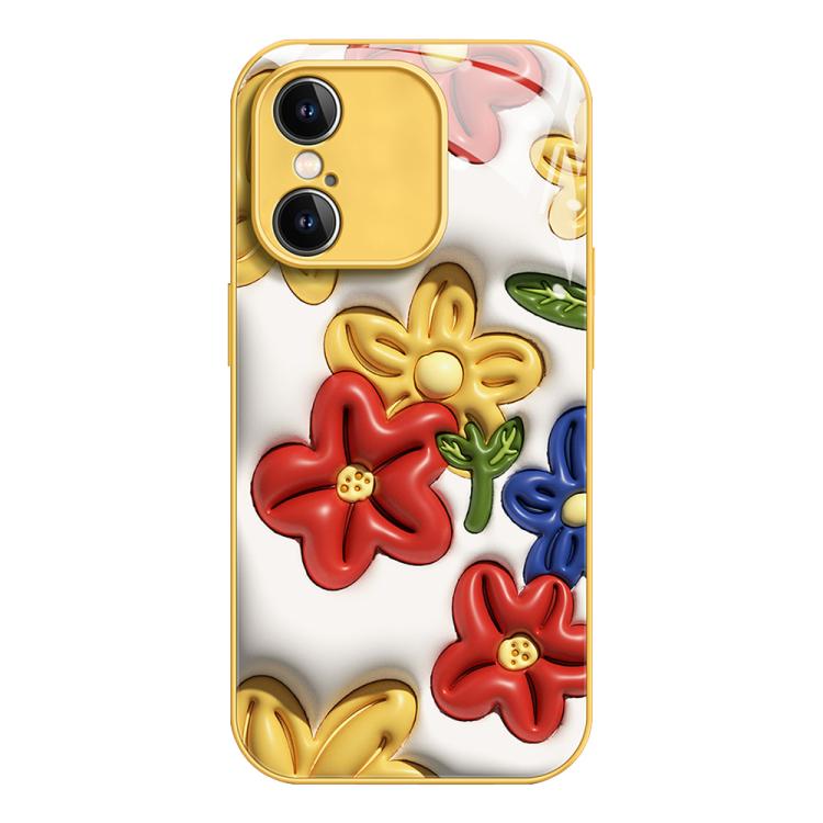 Liquid Glass TPU Soft Edge Shockproof Phone Case