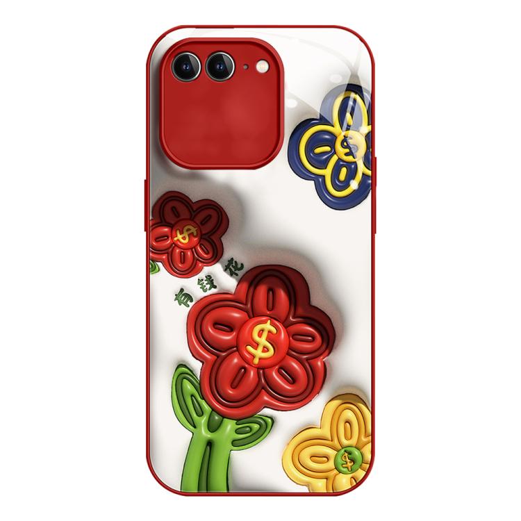 Liquid Glass TPU Soft Edge Shockproof Phone Case