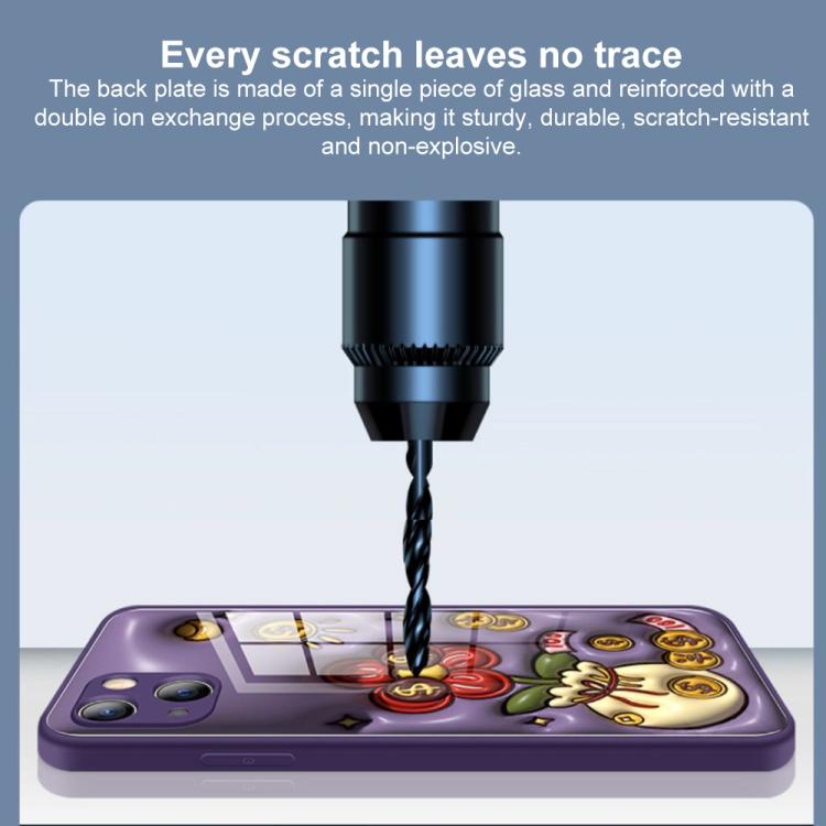 Liquid Glass TPU Soft Edge Shockproof Phone Case