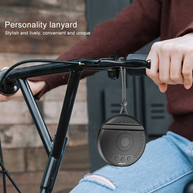 ZEALOT S24 Portable Stereo Bluetooth Speaker with Lanyard & Mobile Card Slot Holder, Supports Hands-free Call & TF Card
