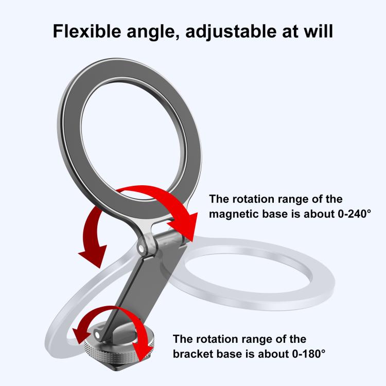 Foldable MagSafe Magnet Cold Shoe On-Camera Phone Mount