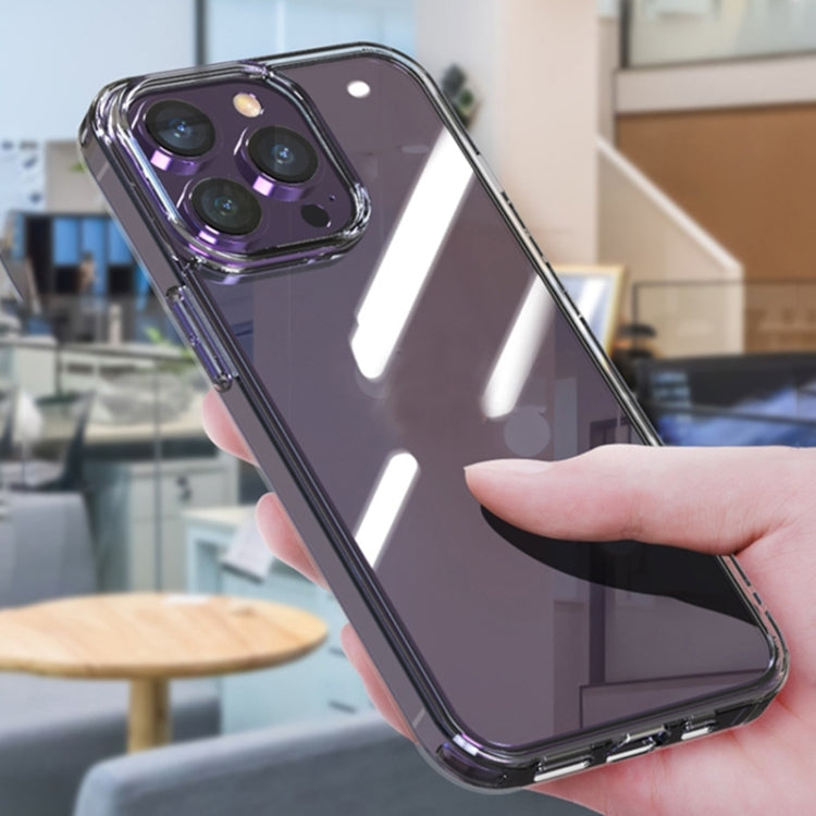 Transparent Tempered Glass TPU Phone Case, For iPhone 14, For iPhone 14 Pro, For iPhone 14 Pro Max, For iPhone 14 Plus