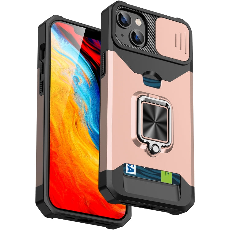 Sliding Camshield Card Phone Case, For iPhone 14, For iPhone 14 Pro, For iPhone 14 Pro Max, For iPhone 14 Plus