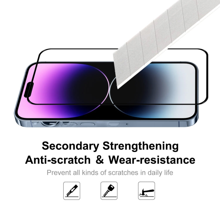 ENKAY Full Glue 0.26mm 9H 2.5D Tempered Glass Full Film for iPhone 14 Pro, For iPhone 14 Pro (1 PC), For iPhone 14 Pro (2 PCS), For iPhone 14 Pro (5 PCS), For iPhone 14 Pro (10 PCS)