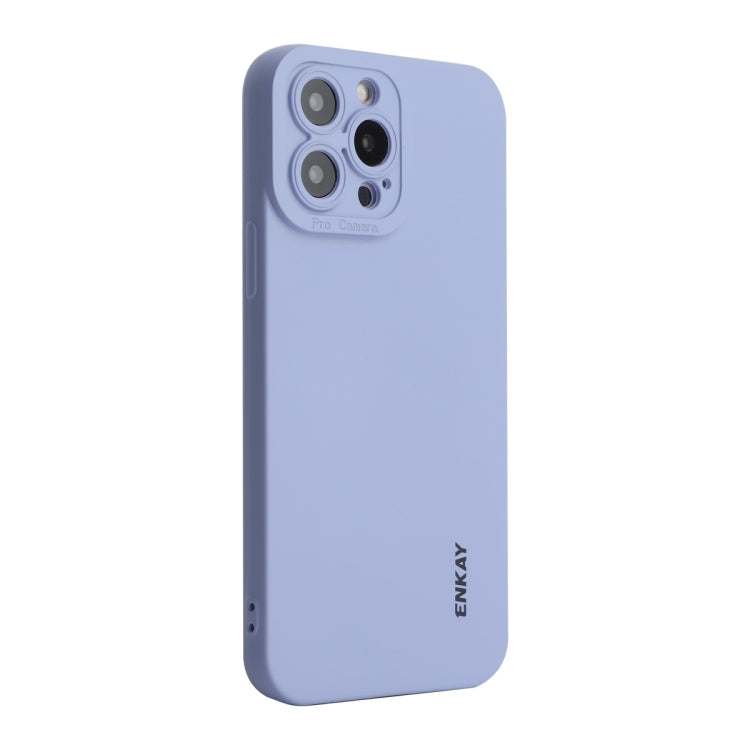 ENKAY Liquid Silicone Shockproof Phone Case For iPhone 14 Pro, For iPhone 14 Pro