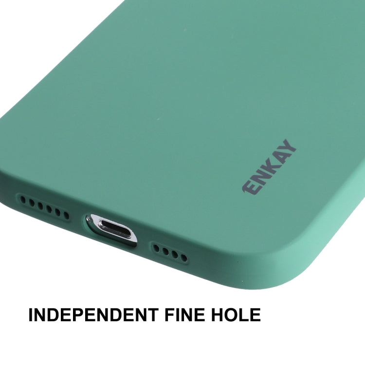ENKAY Liquid Silicone Shockproof Phone Case For iPhone 14 Pro Max, For iPhone 14 Pro Max