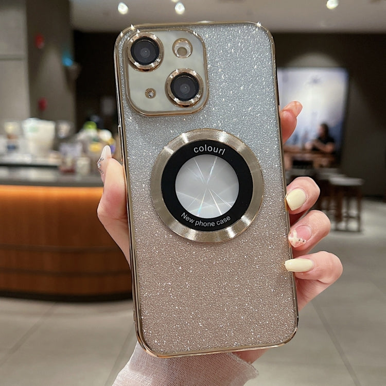 Gradient Glitter Electroplating MagSafe TPU Phone Case, For iPhone 15 Plus, For iPhone 15, For iPhone 14 Plus, For iPhone 14, For iPhone 14 Pro, For iPhone 14 Pro Max