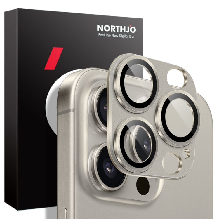 NORTHJO Matte Camera Lens Protector Tempered Glass Rear Lens Film, For iPhone 15 Pro / 15 Pro Max