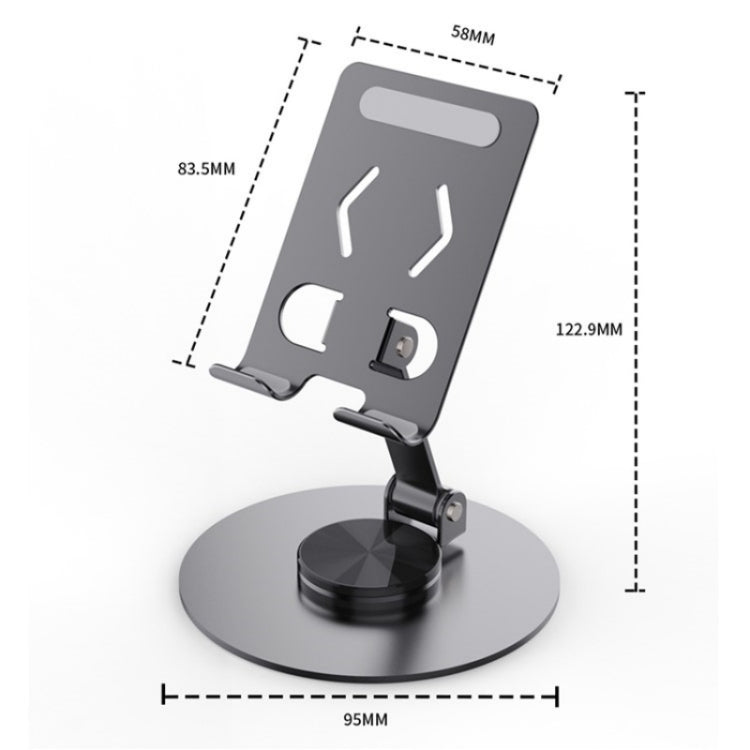 YY-027 360 Degree Rotation Foldable Desktop Phone Tablet Holder