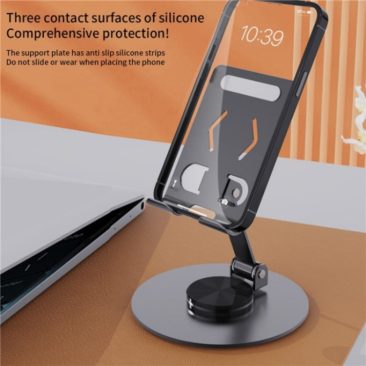 YY-027 360 Degree Rotation Foldable Desktop Phone Tablet Holder