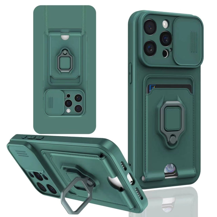 Sliding Camshield Magnetic Card Holder Silicone Phone Case, For iPhone 15, For iPhone 14 Plus, For iPhone 14, For iPhone 14 Pro, For iPhone 14 Pro Max, For iPhone 13 Pro Max, For iPhone 13 Pro, For iPhone 13