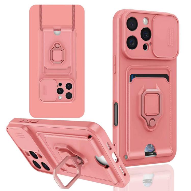 Sliding Camshield Magnetic Card Holder Silicone Phone Case, For iPhone 16e, For iPhone 16 Pro Max, For iPhone 16 Pro, For iPhone 16 Plus, For iPhone 16, For iPhone 15 Pro Max, For iPhone 15 Pro, For iPhone 15 Plus