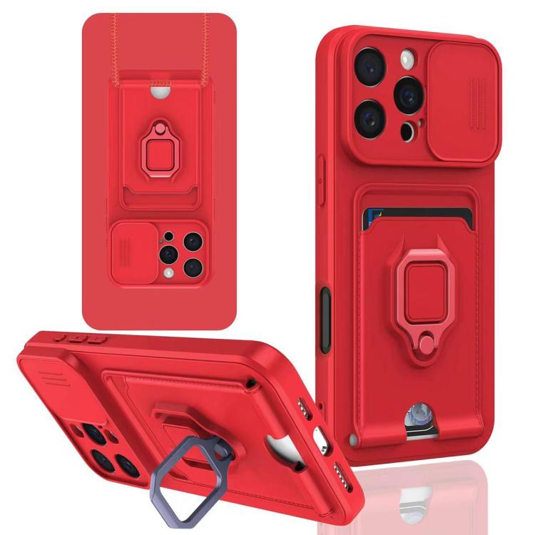 Sliding Camshield Magnetic Card Holder Silicone Phone Case, For iPhone 16e, For iPhone 16 Pro Max, For iPhone 16 Pro, For iPhone 16 Plus, For iPhone 16, For iPhone 15 Pro Max, For iPhone 15 Pro, For iPhone 15 Plus