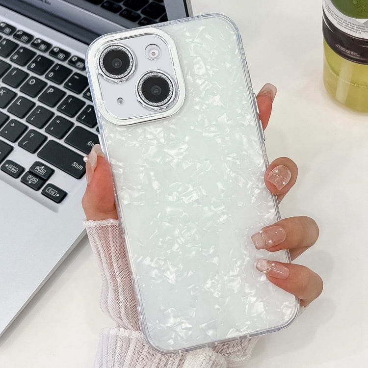 Plating Glitter Texture TPU Phone Case with Lens Film, For iPhone 16 Plus, For iPhone 16