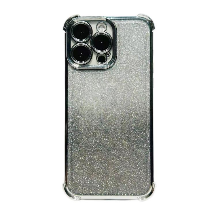 Electrpolated Glitter Four-corner Shockproof Space TPU Phone Case