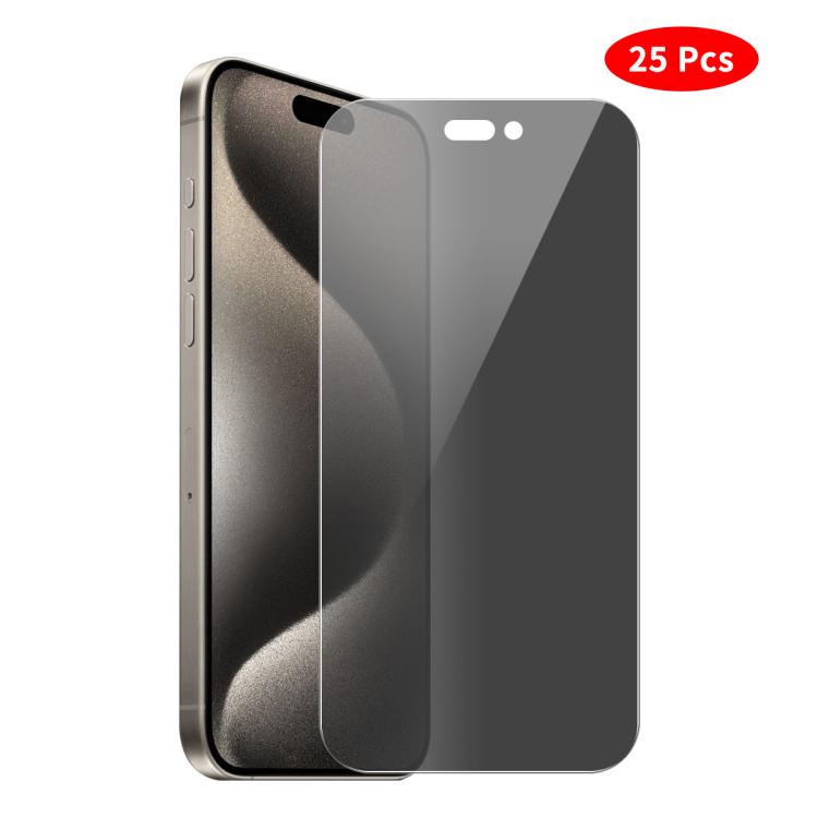 JUNSUNMAY 25pcs Privacy Screen Protector Tempered Glass Film