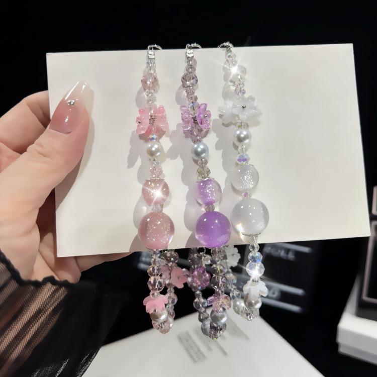 Hulu Tassel Crystal Phone Chain