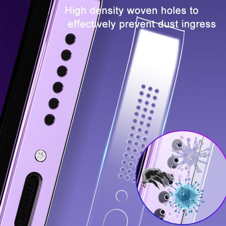 5 Sets Soft Hydrogel Film Speaker Dust Net For iPhone 14 iPhone 13 iPhone 12 Series ,Spec: