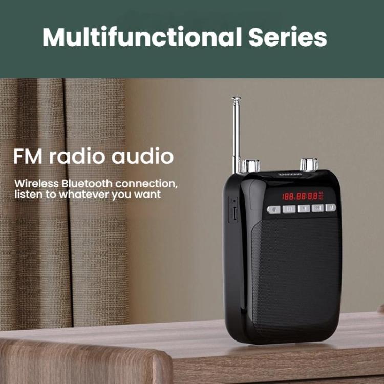 ZANSONG M70 Wireless Bluetooth Megaphone Speaker with UHF Mic Surrport Voice Recorder, FM Radio, TF/USB Port, 3.5mm AUX Input