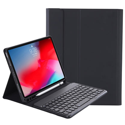 YT11B Detachable Candy Color Skin Feel Texture Round Keycap Bluetooth Keyboard Leather Case For iPad Air 4 2020 / Air 5 2022 / Pro 11 inch 2022 / 2021 / 2020 / 2018(White Ice), For iPad 9.7 inch 2018 & 2017 / Pro 9.7 inch / Air 2 / Air�����������������...