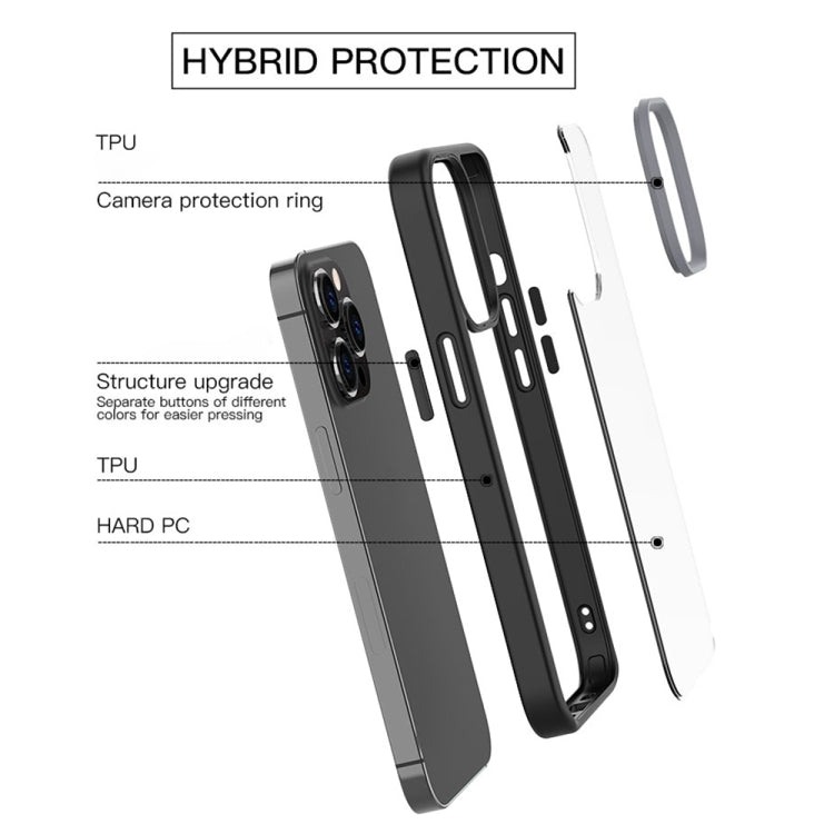 Ming Shield Hybrid Frosted Transparent Phone Case, For iPhone 14 Pro Max, For iPhone 14 Pro, For iPhone 14 Plus, For iPhone 14