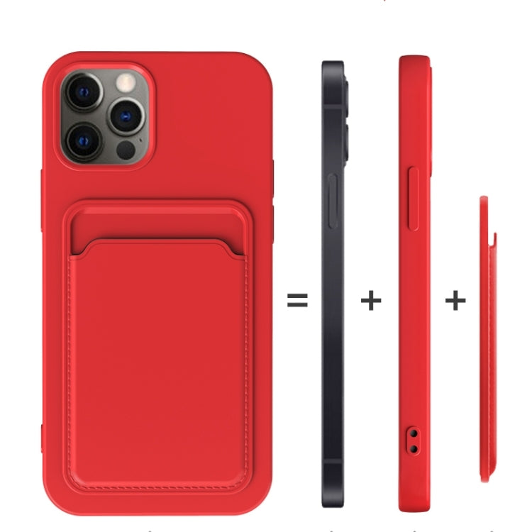 TPU + Flannel Lining Card Slots Phone Case, For iPhone 14 Plus
