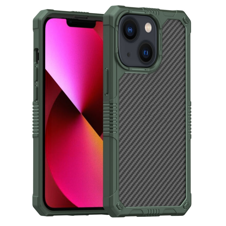 Carbon Fiber Shockproof Phone Case, For iPhone 14, For iPhone 14 Pro, For iPhone 14 Pro Max