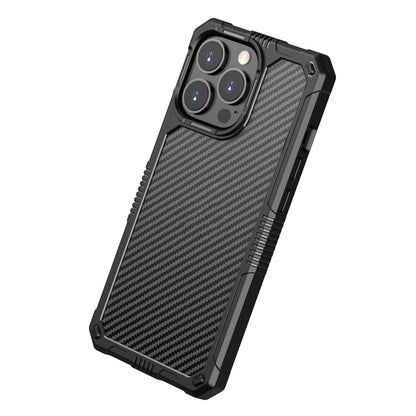 Carbon Fiber Shockproof Phone Case, For iPhone 14, For iPhone 14 Pro, For iPhone 14 Pro Max