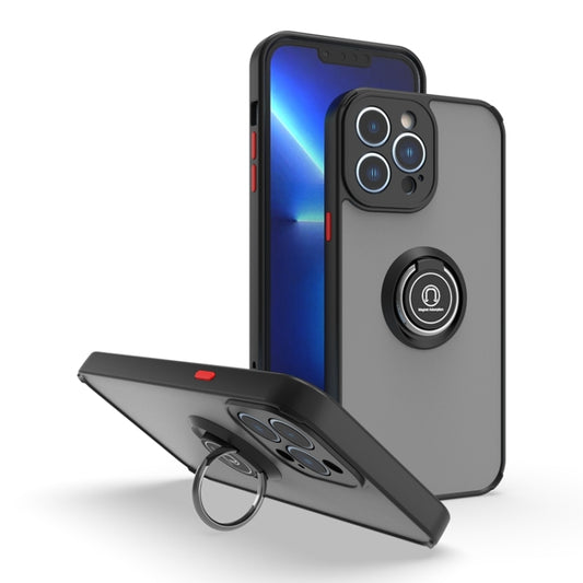 Q Shadow 1 Series TPU + PC Phone Case with Ring Holder, For iPhone 14 Pro Max, For iPhone 14 Pro, For iPhone 14 Max, For iPhone 14