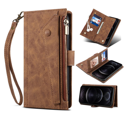Retro Frosted RFID Flip Leather Phone Case, For iPhone 14, For iPhone 14 Plus, For iPhone 14 Pro, For iPhone 14 Pro Max
