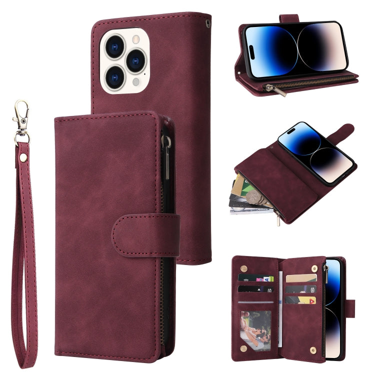 Multifunctional Phone Leather Case with Card Slot, For iPhone 14, For iPhone 14 Plus, For iPhone 14 Pro, For iPhone 14 Pro Max