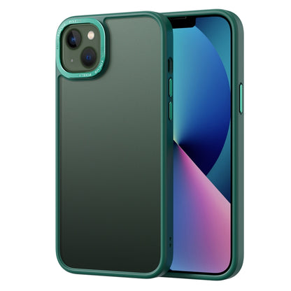 Gold Version Frosted Back Shockproof Phone Case, For iPhone 14, For iPhone 14 Plus, For iPhone 14 Pro, For iPhone 14 Pro Max