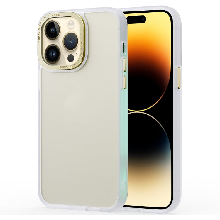 Gold Version Frosted Back Shockproof Phone Case, For iPhone 14, For iPhone 14 Plus, For iPhone 14 Pro, For iPhone 14 Pro Max