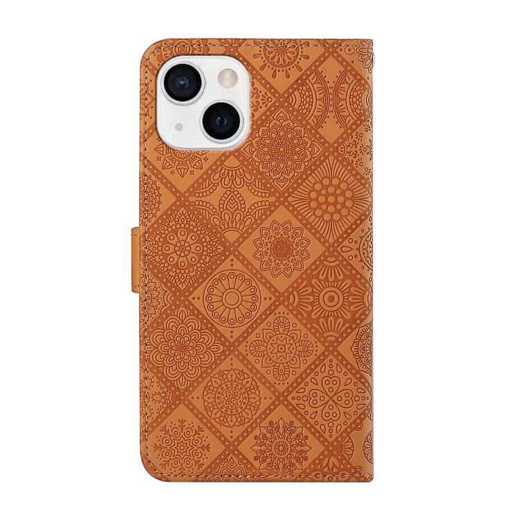 Ethnic Style Embossed Pattern Leather Phone Case, For iPhone 14, For iPhone 14 Plus, For iPhone 14 Pro, For iPhone 14 Pro Max