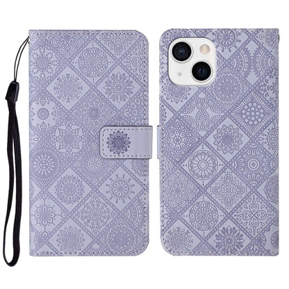 Ethnic Style Embossed Pattern Leather Phone Case, For iPhone 14, For iPhone 14 Plus, For iPhone 14 Pro, For iPhone 14 Pro Max