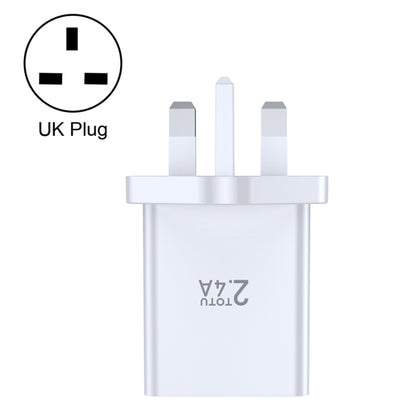 TOTU Joe Series Dual USB Ports Travel Charger, EU Plug, UK Plug