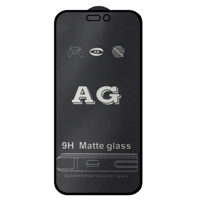 25 PCS AG Matte Frosted Full Cover Tempered Glass Film, For iPhone 14 Pro (25 PCS), For iPhone 14 Pro Max (25 PCS)