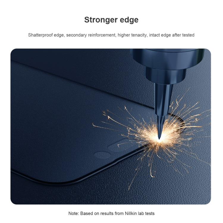 NILLKIN Fog Mirror 0.33mm 9H Full Screen Matte Tempered Glass Film, For iPhone 14 Pro, For iPhone 14 Pro Max