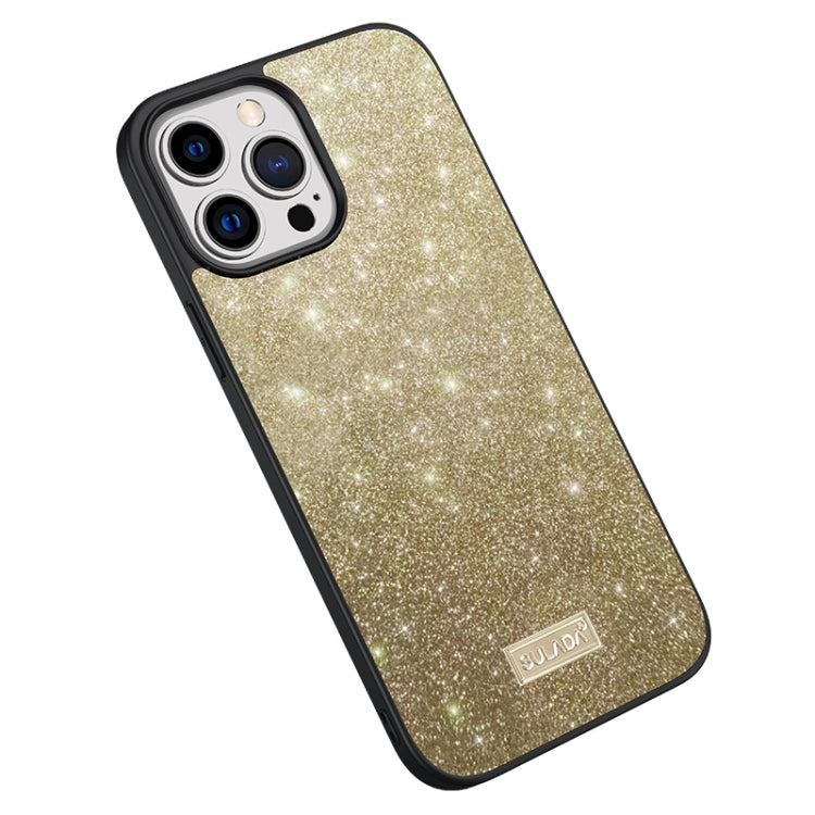 SULADA PC+TPU Leather Glitter Phone Case, For iPhone 14, For iPhone 14 Plus, For iPhone 14 Pro, For iPhone 14 Pro Max