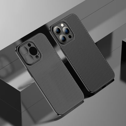 Honeycomb Hollow Heat Dissipation Phone Case, For iPhone 14, For iPhone 14 Plus, For iPhone 14 Pro, For iPhone 14 Pro Max