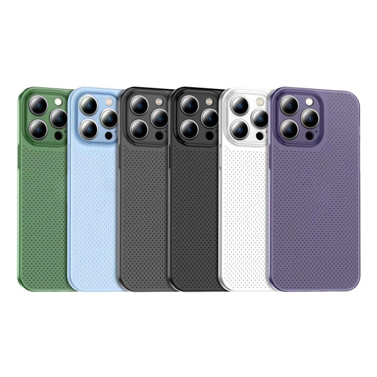 Honeycomb Hollow Heat Dissipation Phone Case, For iPhone 14, For iPhone 14 Plus, For iPhone 14 Pro, For iPhone 14 Pro Max