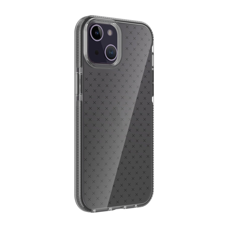 Grid Pattern Transparent TPU Phone Case, For iPhone 14, For iPhone 14 Plus, For iPhone 14 Pro, For iPhone 14 Pro Max