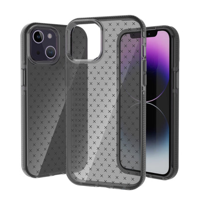Grid Pattern Transparent TPU Phone Case, For iPhone 14, For iPhone 14 Plus, For iPhone 14 Pro, For iPhone 14 Pro Max