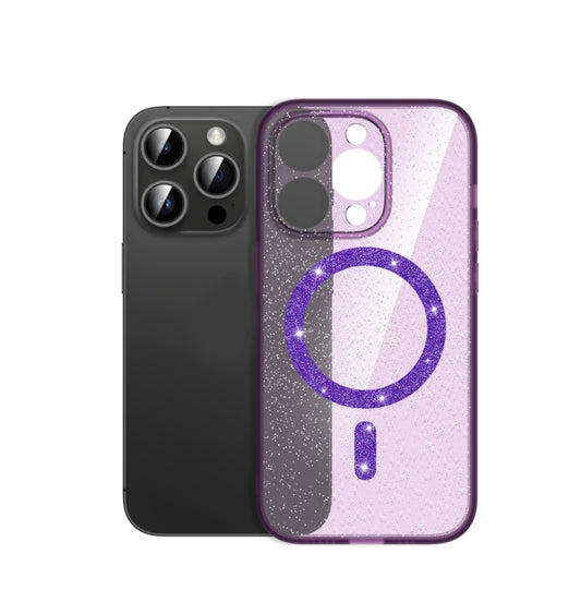 Magsafe Glitter Shockproof Phone Case, For iPhone 14 Pro Max