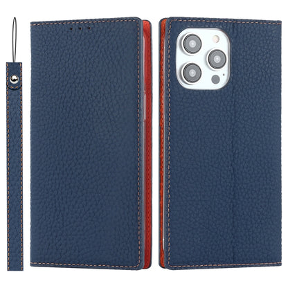 Litchi Texture Genuine Leather Phone Case, For iPhone 14 Pro Max, For iPhone 14 Pro, For iPhone 14, For iPhone 14 Plus, For Google Pixel 7 5G