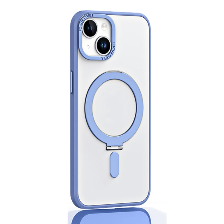 Skin Feel MagSafe Shockproof Protective Phone Case with Holder, For iPhone 14, For iPhone 14 Plus, For iPhone 14 Pro, For iPhone 14 Pro Max